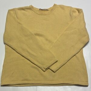 Yellow 100% Cotton Sweater